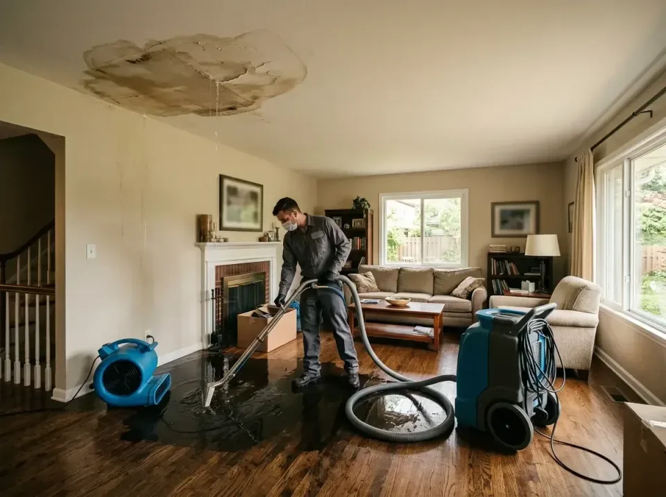 attic-pipe-burst-ceiling-drip-008 — frequently asked questions, Water Damage Restoration & Carpet Care in Columbia, MO